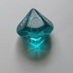 Gem Aqua D10 10-Sided Polydice